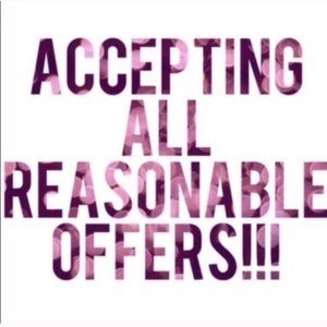 REASONABLE OFFERS ACCEPTED ✅